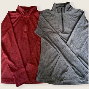 Ideology quarter zip black activewear jacketMedium